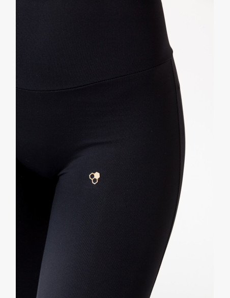GoldBee HoneyComb Black Leggings