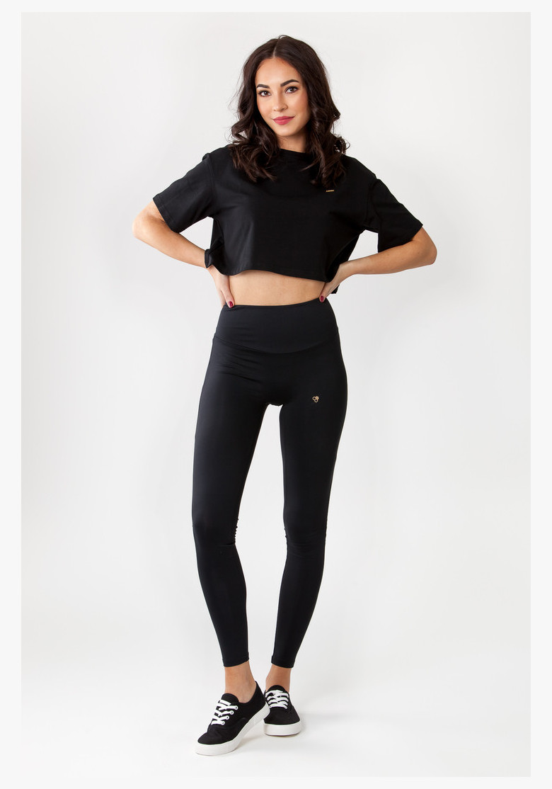 GoldBee HoneyComb Black Leggings