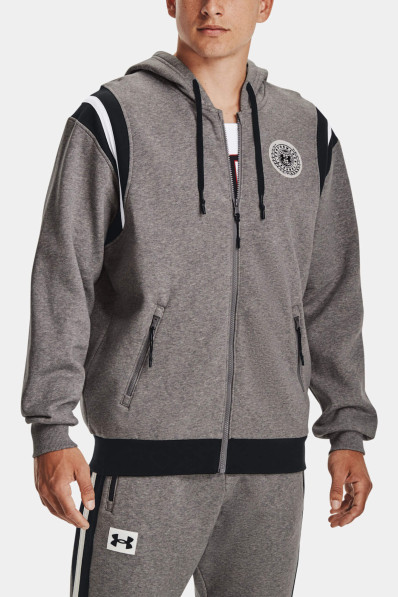 Under Armour RIVAL FLC ALMA MATER FZHD Grey
