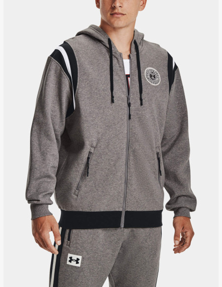 Under Armour RIVAL FLC ALMA MATER FZHD Grey