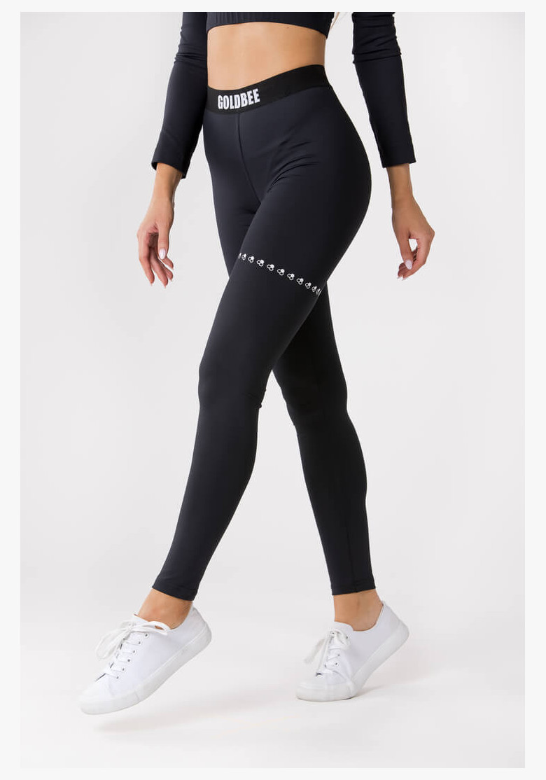 GoldBee Honeyring Black Leggings
