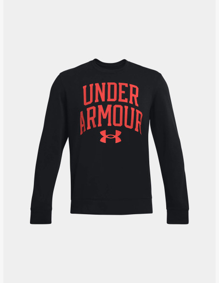 Sweatshirt Under Armour RIVAL TERRY CREW Black