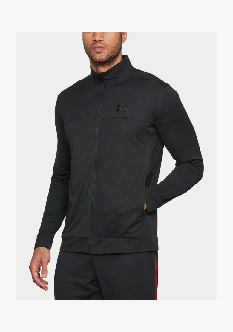 Mikina Under Armour Sportstyle Pique Jacket Black