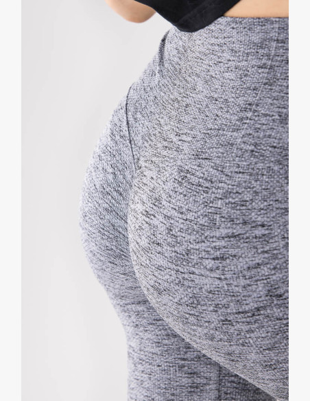 GoldBee Seamless Balance Silver Bullet Melange Leggings