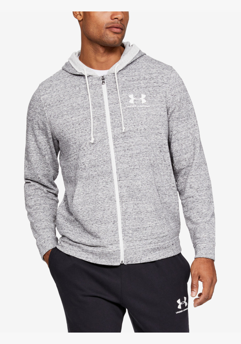 Sweatshirt Under Armour Sportstyle Terry Fz Onyx White