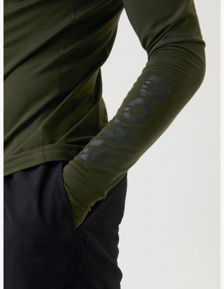 Sweatshirt Björn Borg Midlayer Half Zip Green