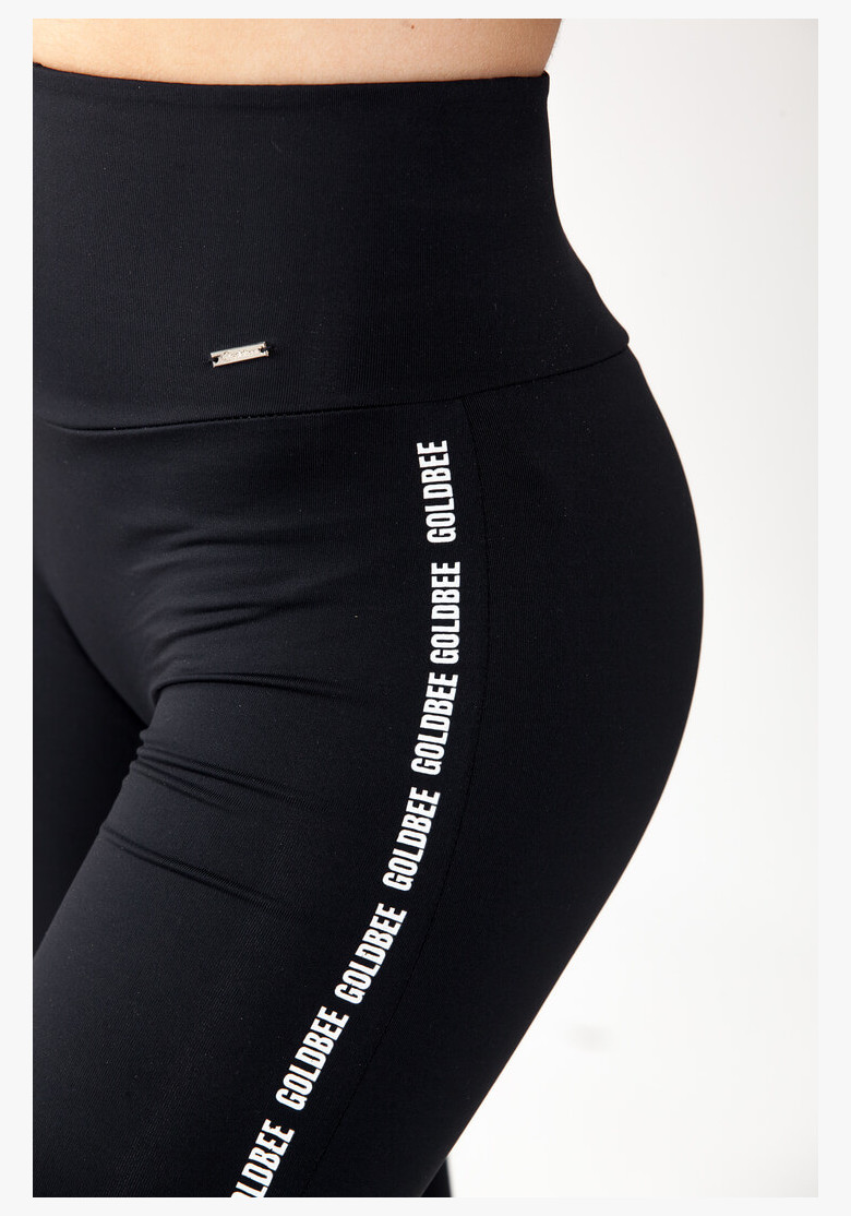 GoldBee Surface Black Leggings