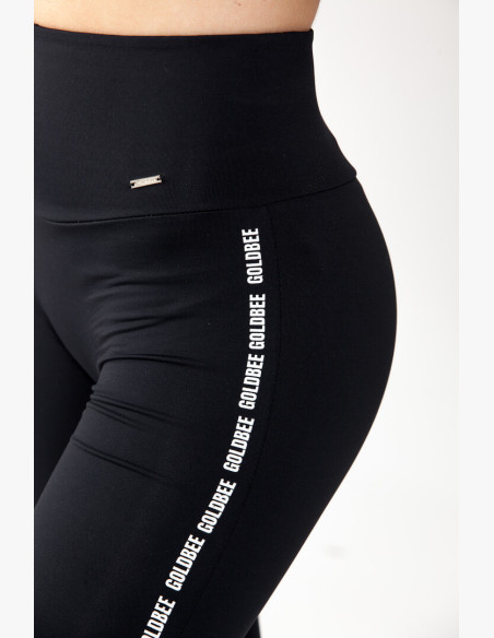 GoldBee Surface Black Leggings