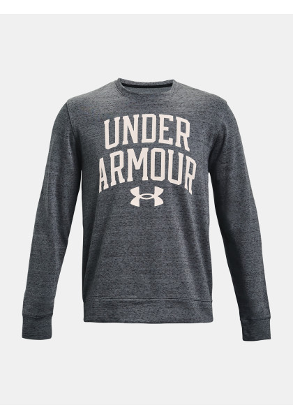 Mikina Under Armour UA RIVAL TERRY CREW Pitch Gray