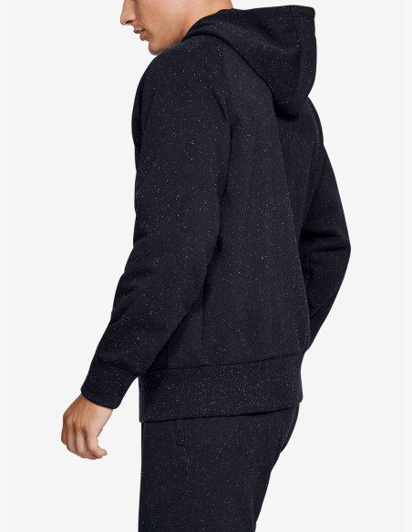 Under Armour UA SPECKLED FLEECE FZ HOODIE Black