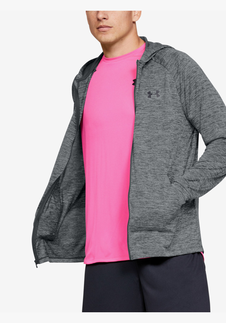 Mikina Under Armour UA TECH 2.0 FZ HOODIE Pitch Gray