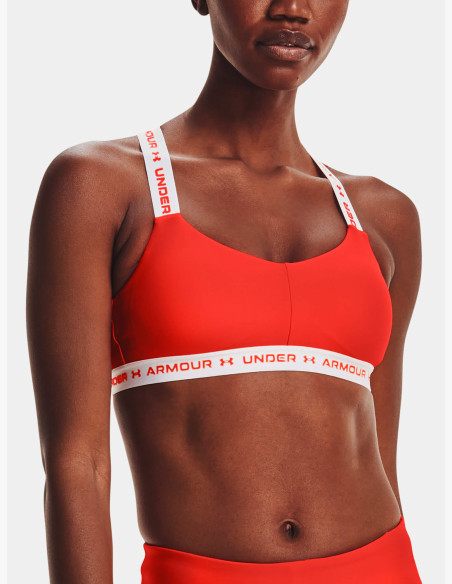 Under Armour Crossback Low Phoenix Fire Bra
