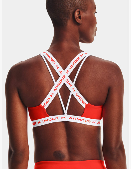 Under Armour Crossback Low Phoenix Fire Bra