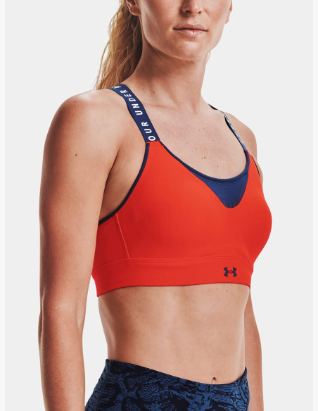 Under Armour Infinity High Bra Phoenix Fire