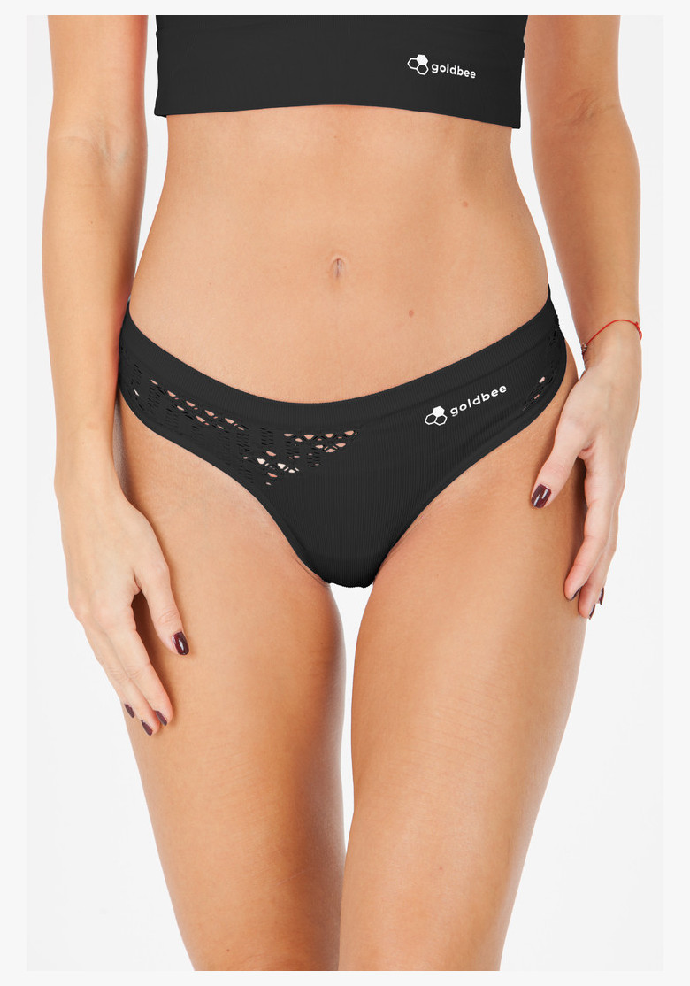 Panties GoldBee BeString Black