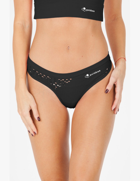 Panties GoldBee BeString Black