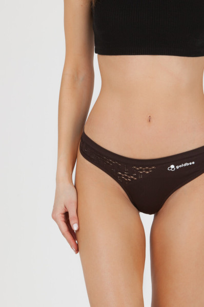 Panties GoldBee BeString Black Coffee