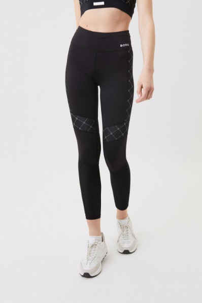 Björn Borg High Waist Block Tights Black