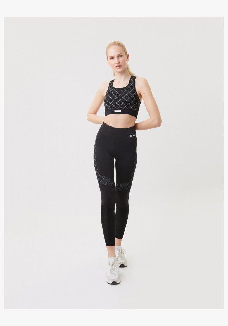 Björn Borg High Waist Block Tights Black