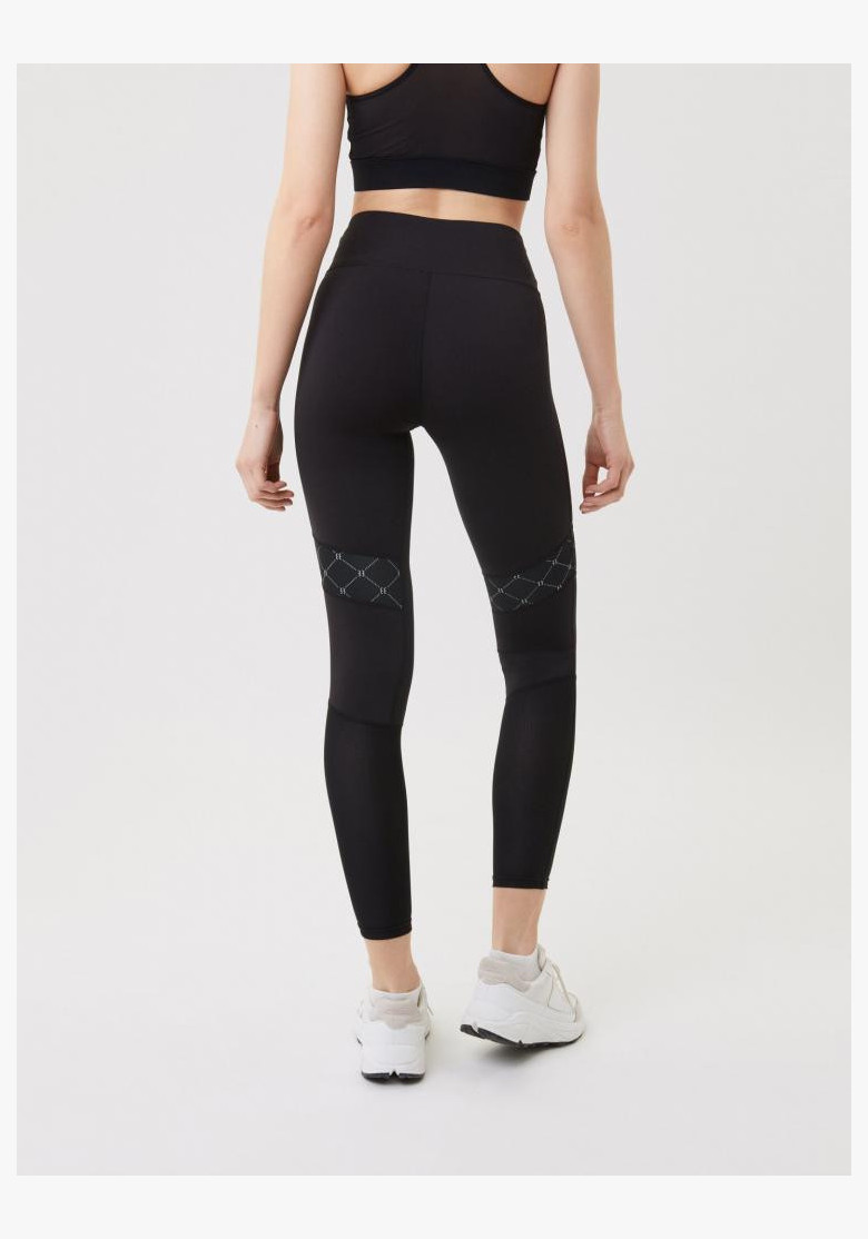 Björn Borg High Waist Block Tights Black