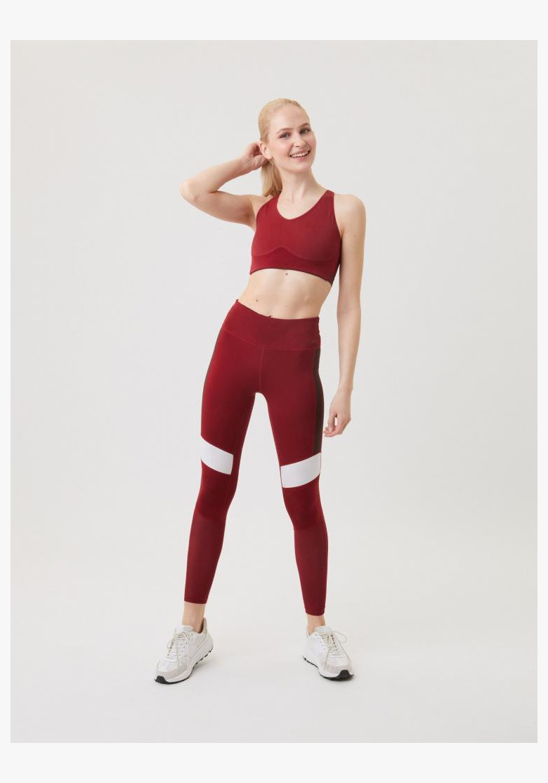 Björn Borg High Waist Block Tights red Björn Borg High Waist Block Tights red