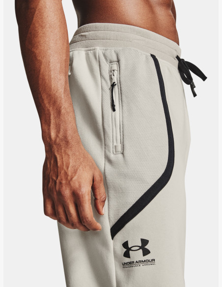 Sweatpants Under Armour Men's Rival Flc AMP Pants Summit White