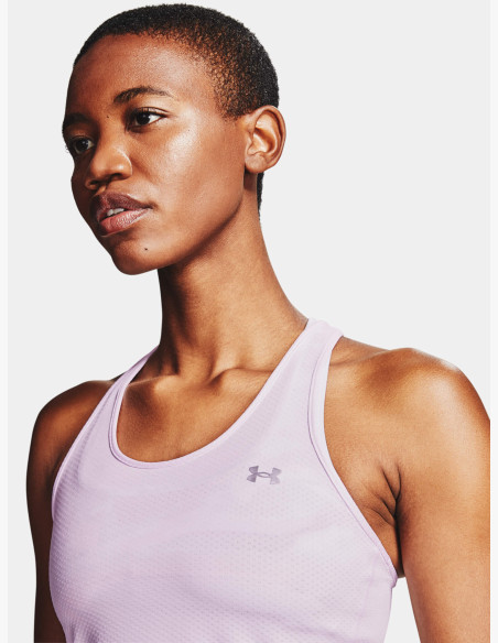 Under Armour HG Armour Racer Tank Crystal Lilac