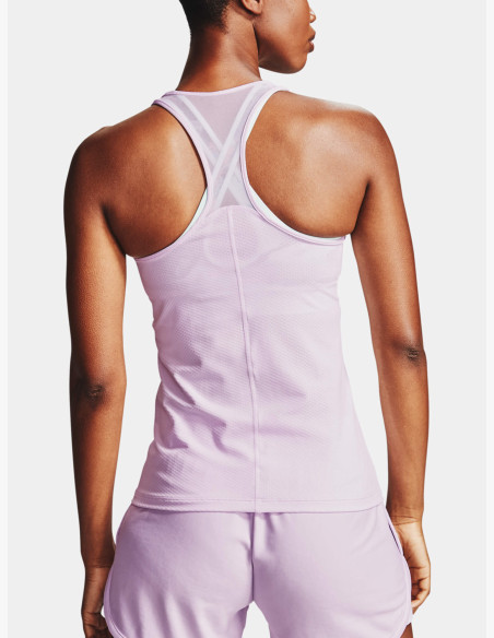 Under Armour HG Armour Racer Tank Crystal Lilac