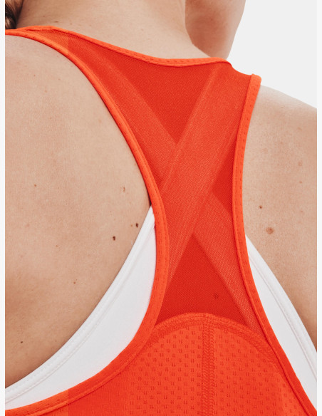 Under Armour HG Armour Racer Tank Phoenix Fire