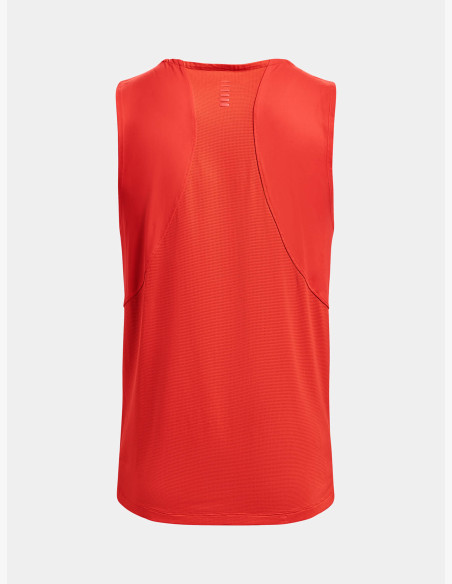 Under Armour Iso-Chill Run 200 Singlet Dark Orange Tank Top