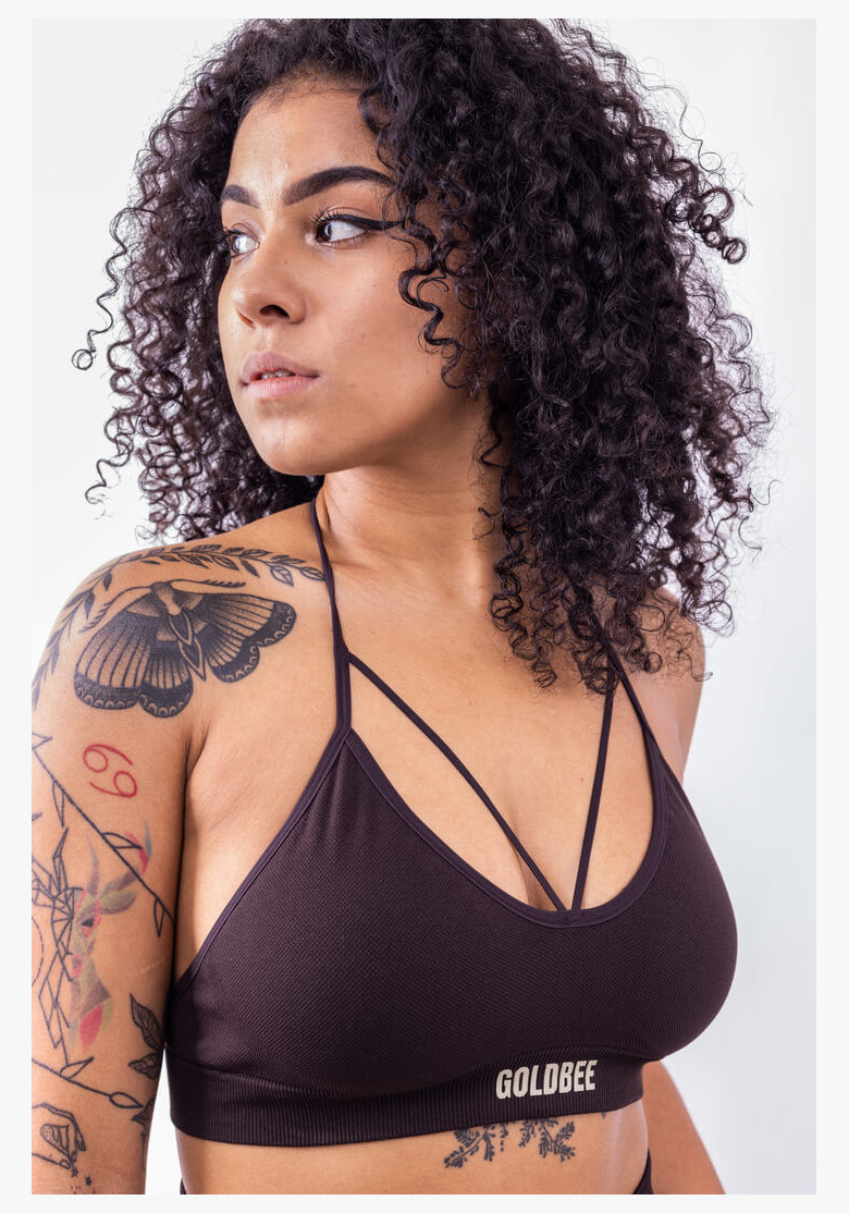 GoldBee BePadded Black Coffee Bra GoldBee BePadded Black Coffee Bra