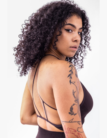 GoldBee BePadded Black Coffee Bra