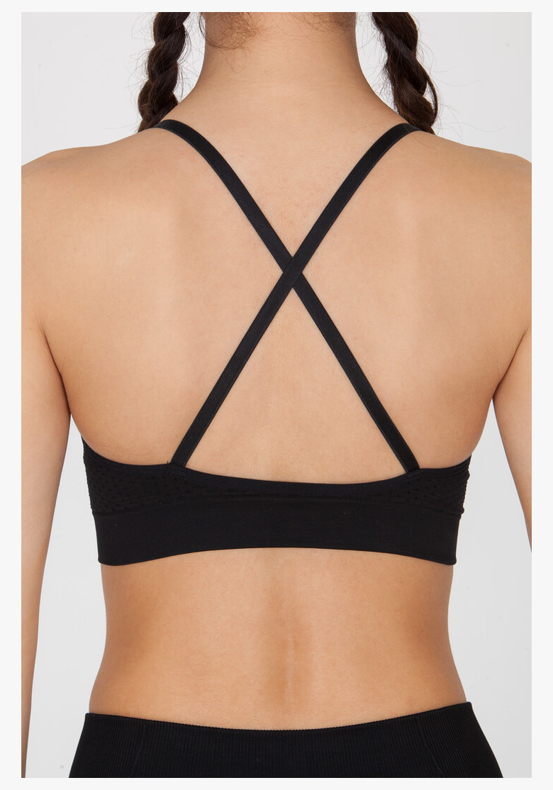 GoldBee BeSport Black Bra