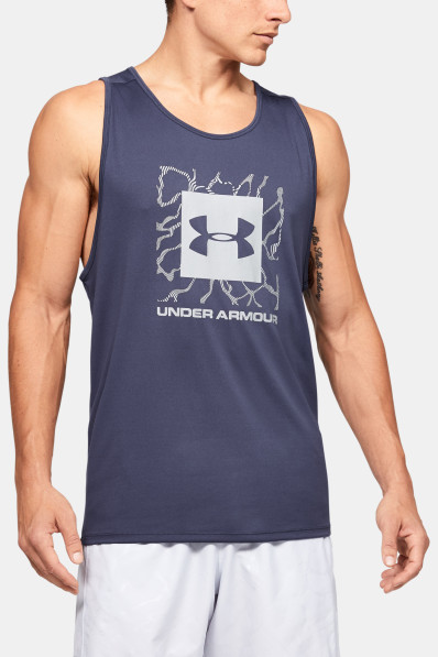 Tielko Under Armour Tech 2.0 Tank Graphic Blue Ink