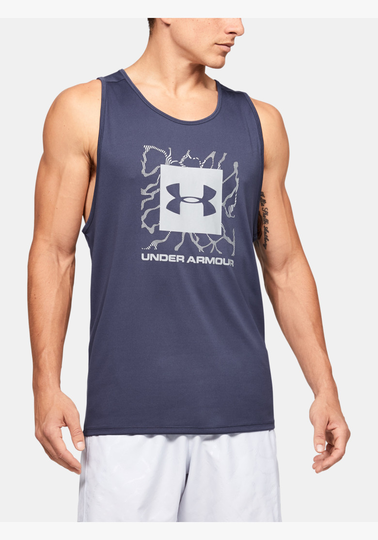 Tielko Under Armour Tech 2.0 Tank Graphic Blue Ink