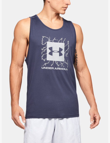 Tielko Under Armour Tech 2.0 Tank Graphic Blue Ink
