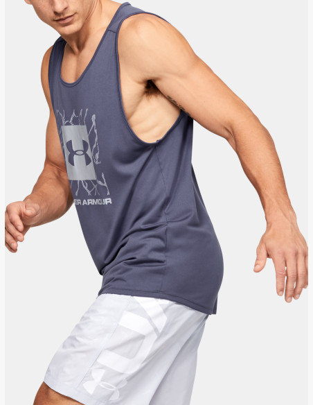 Tielko Under Armour Tech 2.0 Tank Graphic Blue Ink