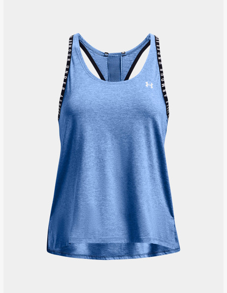 Under Armour Knockout Mesh Back Blue Tank Top