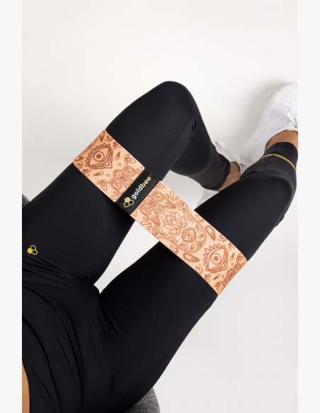 Strengthening rubber GoldBee BeBooty Mandala Brown