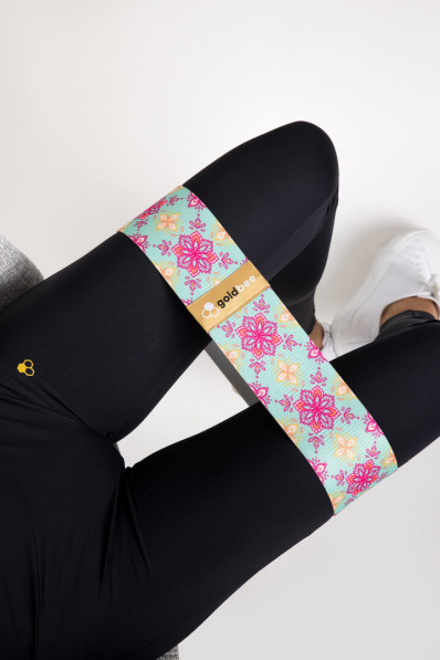 Strengthening rubber GoldBee BeBooty Mandala Green