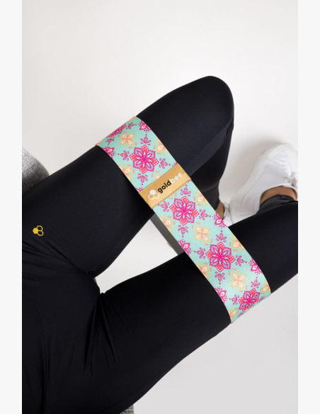 Strengthening rubber GoldBee BeBooty Mandala Green