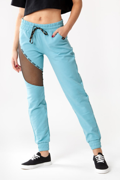 Tepláky GoldBee Chicago Dusty Aqua