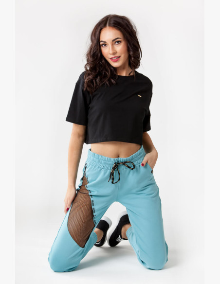 GoldBee Chicago Dusty Aqua Sweatpants