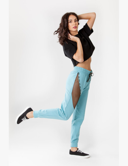 GoldBee Chicago Dusty Aqua Sweatpants