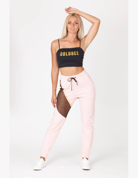 Sweatpants GoldBee Chicago Pink Cream