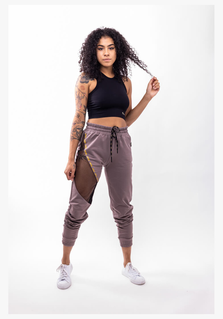 GoldBee Chicago Taupe Sweatpants