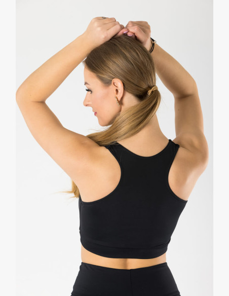 Top GoldBee Anastasiia String Black
