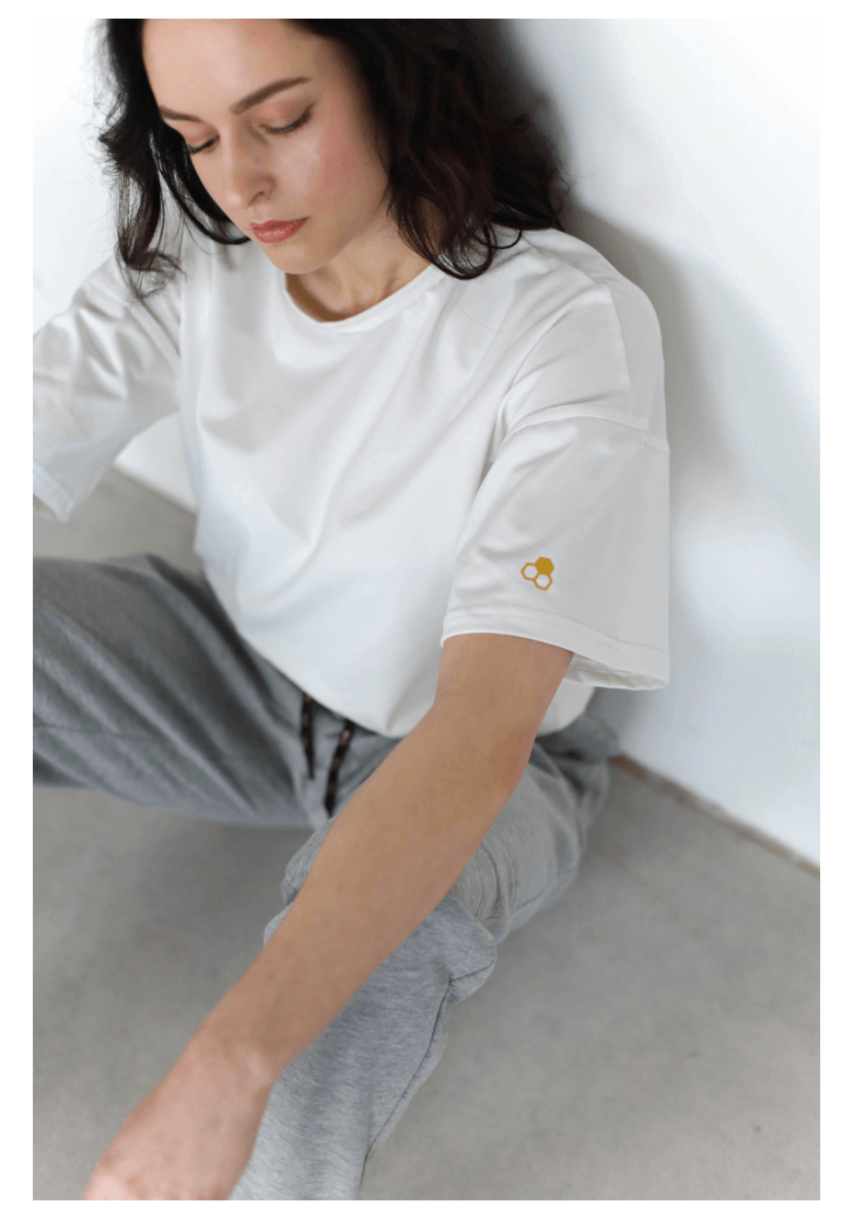 T-shirt GoldBee Basic Organic White