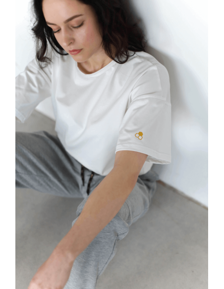 T-shirt GoldBee Basic Organic White