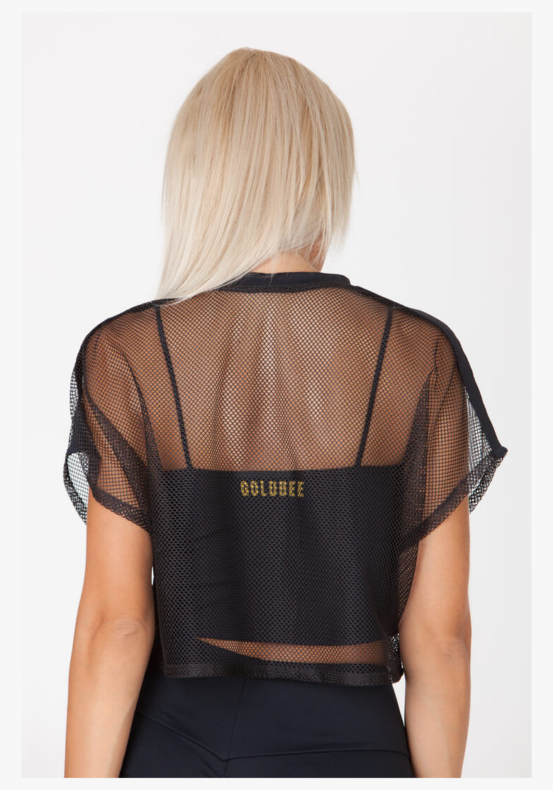 T-shirt GoldBee Miami Beach Black T-shirt GoldBee Miami Beach Black